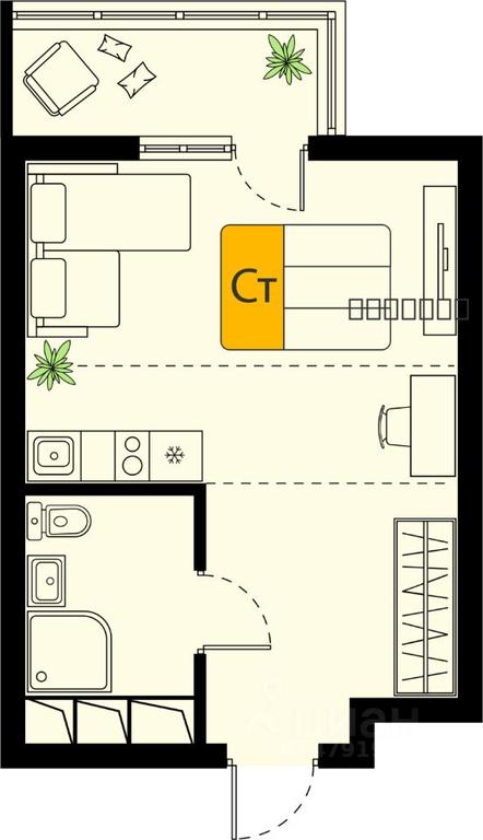 Apartment Sale, 23.39 sq. m. at Khimki Taym, mikrorayon Planernaya, Khimki, Moscow Region, Russia #1 Apartment Sale, 23.39 sq. m. at Khimki Taym, mikrorayon Planernaya, Khimki, Moscow Region, Russia #1