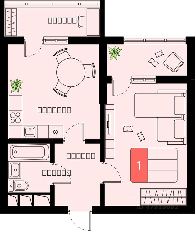Apartment Sale, 38.97平方米 at Khimki Taym, mikrorayon Planernaya, Khimki, Moscow Region, Russia #1