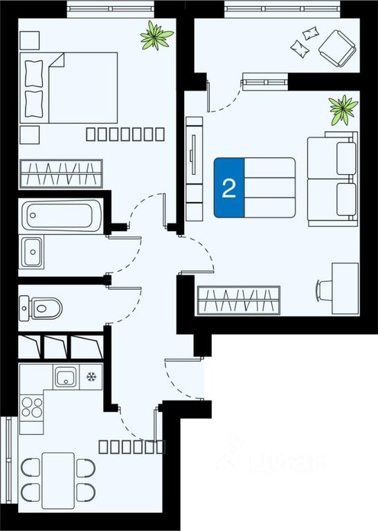 1-BD Apartment Sale, 48.62 sq. m. at Khimki Taym, mikrorayon Planernaya, Khimki, Moscow Region, Russia #1 1-BD Apartment Sale, 48.62 sq. m. at Khimki Taym, mikrorayon Planernaya, Khimki, Moscow Region, Russia #1