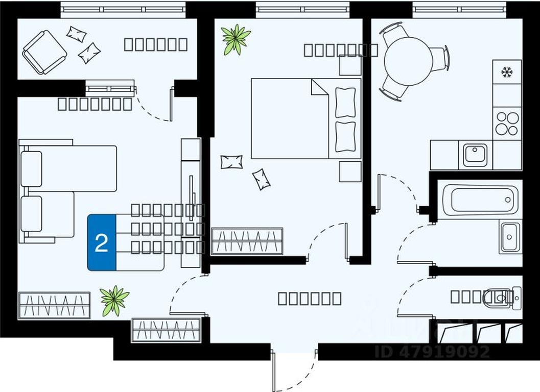 1-BD Apartment Sale, 51.33平方米 at Khimki Taym, mikrorayon Planernaya, Khimki, Moscow Region, Russia #1 1-BD Apartment Sale, 51.33平方米 at Khimki Taym, mikrorayon Planernaya, Khimki, Moscow Region, Russia #1