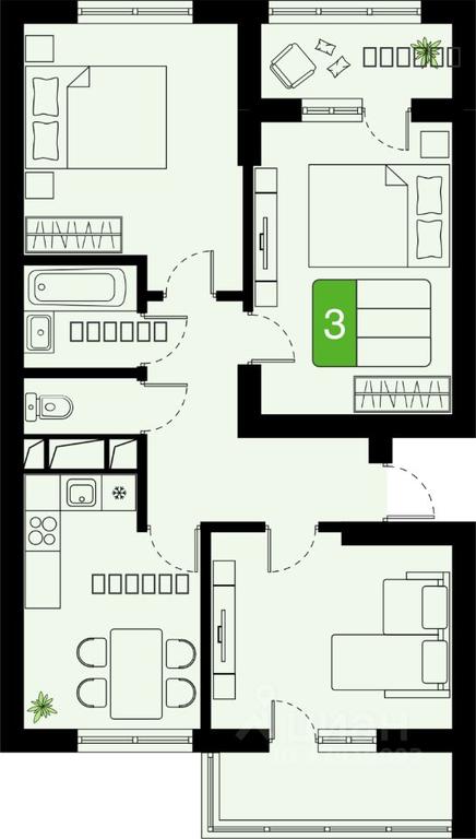 2-BD Apartment Sale, 65.91 sq. m. at Khimki Taym, mikrorayon Planernaya, Khimki, Moscow Region, Russia #1 2-BD Apartment Sale, 65.91 sq. m. at Khimki Taym, mikrorayon Planernaya, Khimki, Moscow Region, Russia #1
