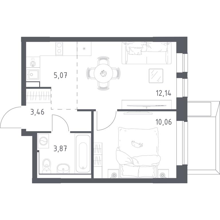 Продажа квартиры, 34,6 м² в ЖК «Егорово Парк», 1-й квартал, посёлок Жилино-1, городской округ Люберцы, Московская область, Россия #1 Продажа квартиры, 34,6 м² в ЖК «Егорово Парк», 1-й квартал, посёлок Жилино-1, городской округ Люберцы, Московская область, Россия #1