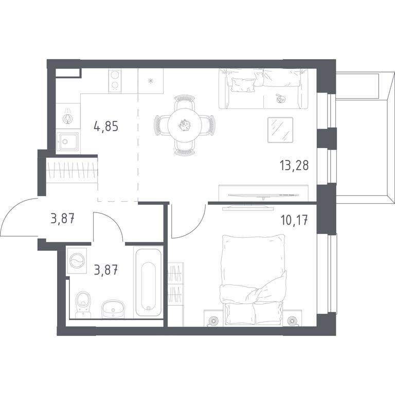 Продажа квартиры, 36,04 м² в ЖК «Егорово Парк», 1-й квартал, посёлок Жилино-1, городской округ Люберцы, Московская область, Россия #1 Продажа квартиры, 36,04 м² в ЖК «Егорово Парк», 1-й квартал, посёлок Жилино-1, городской округ Люберцы, Московская область, Россия #1