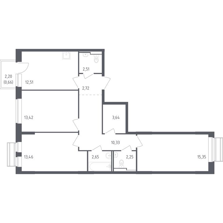 Продажа 2-комн. квартиры, 79,5 м² в ЖК «Рублевский Квартал», квартал Лайково Грин, жилой комплекс Город-событие Лайково, село Лайково, Одинцовский городской округ, Московская область, Россия #1 Продажа 2-комн. квартиры, 79,5 м² в ЖК «Рублевский Квартал», квартал Лайково Грин, жилой комплекс Город-событие Лайково, село Лайково, Одинцовский городской округ, Московская область, Россия #1