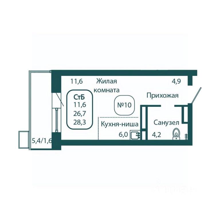 Apartment Sale, 28.3 sq. m. at Andreevka LIFE, Georgievskoe Highway, Moscow Region, Russia #1 Apartment Sale, 28.3 sq. m. at Andreevka LIFE, Georgievskoe Highway, Moscow Region, Russia #1