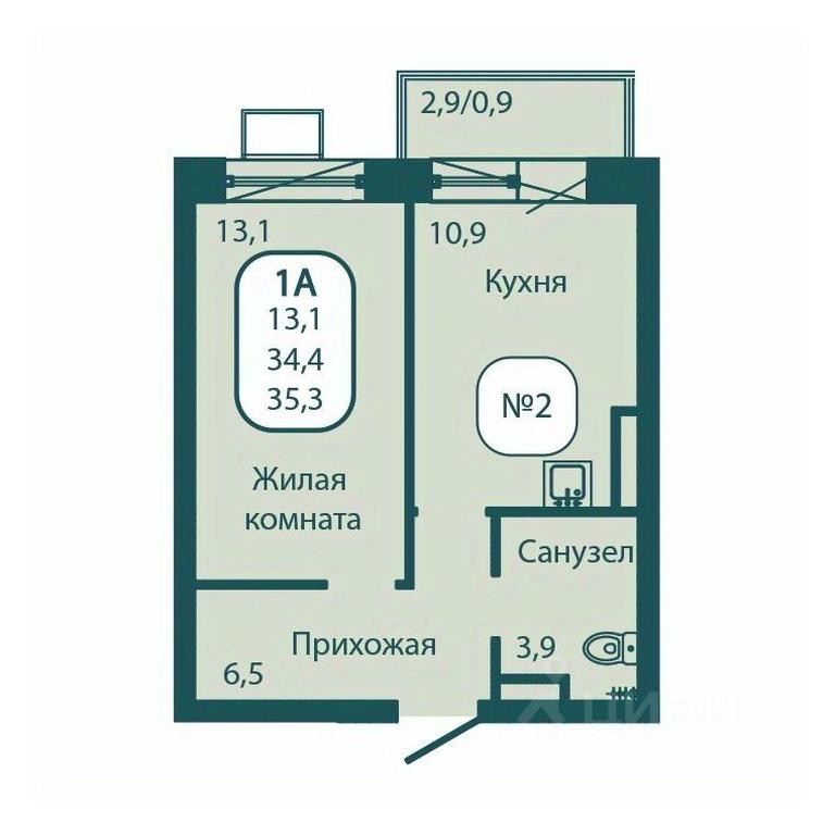 Apartment Sale, 35.3 sq. m. at Andreevka LIFE, Georgievskoe Highway, Moscow Region, Russia #1 Apartment Sale, 35.3 sq. m. at Andreevka LIFE, Georgievskoe Highway, Moscow Region, Russia #1