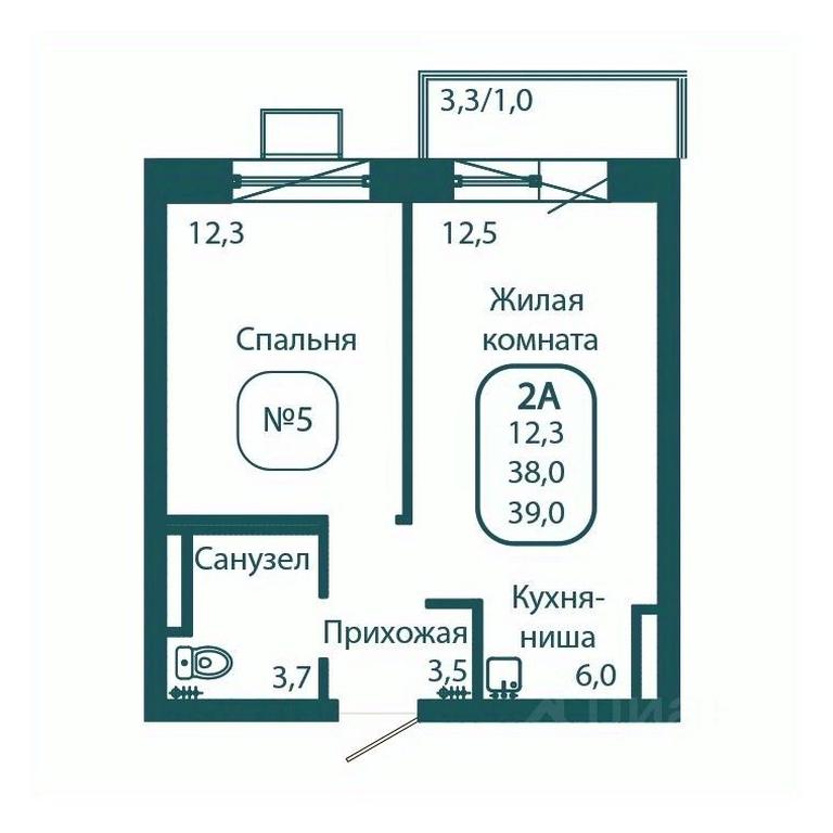 Apartment Sale, 39 sq. m. at Andreevka LIFE, Georgievskoe Highway, Moscow Region, Russia #1 Apartment Sale, 39 sq. m. at Andreevka LIFE, Georgievskoe Highway, Moscow Region, Russia #1