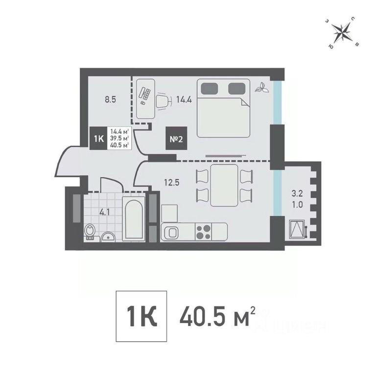 Apartment Sale, 40.5 sq. m. at Zelenograd Rivera, ulitsa Lyotchika Polagushina, Zelenograd, Moscow, Russia #1 Apartment Sale, 40.5 sq. m. at Zelenograd Rivera, ulitsa Lyotchika Polagushina, Zelenograd, Moscow, Russia #1