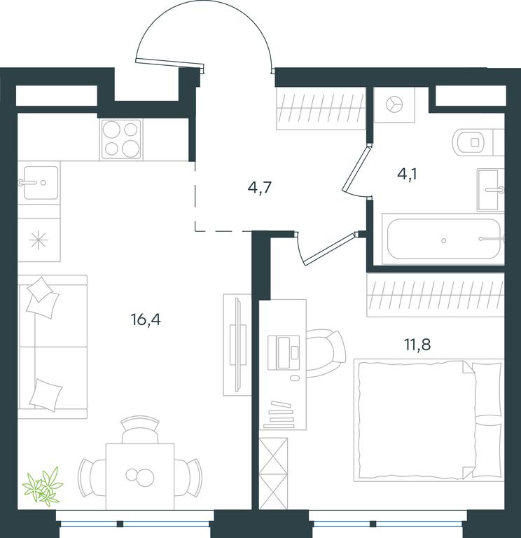Apartment Sale, 37 sq. m. at Gorod V lesu, Gorod V Lesu Residential Complex, Village of Otradnoye, Krasnogorsk Urban District, Moscow Region, Russia #1 Apartment Sale, 37 sq. m. at Gorod V lesu, Gorod V Lesu Residential Complex, Village of Otradnoye, Krasnogorsk Urban District, Moscow Region, Russia #1