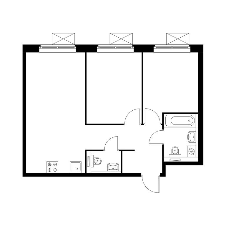 2-BD Apartment Sale, 54.2平方米 at Vostochnoe Butovo, Krymskaya Street, 13, rabochiy posyolok Bobrovo, Leninskiy City District, Moscow Region, Russia #1 2-BD Apartment Sale, 54.2平方米 at Vostochnoe Butovo, Krymskaya Street, 13, rabochiy posyolok Bobrovo, Leninskiy City District, Moscow Region, Russia #1
