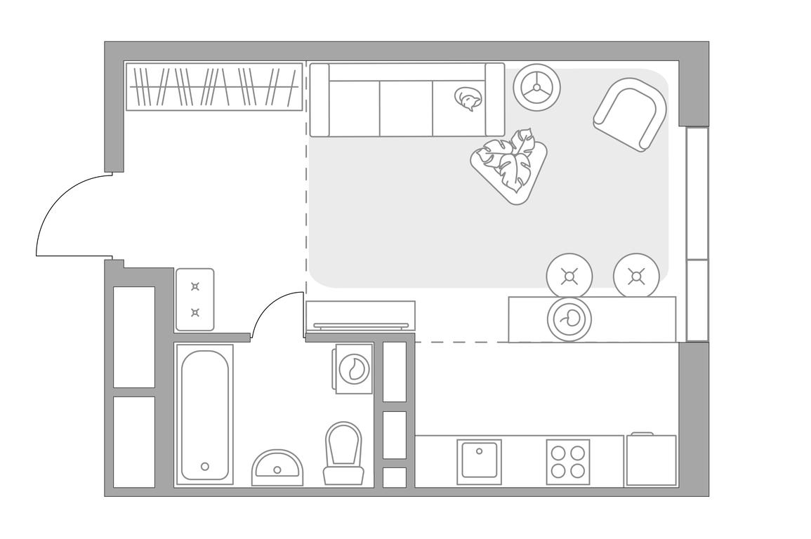 Apartment Sale, 29.74 sq. m. at MYPRIORITY Nizhegorodskaya, Ryazansky Avenue, 4Ас4, Moscow, Russia #1