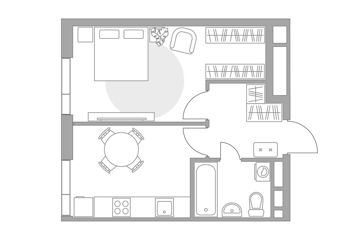 1-BD Apartment Sale, 34.87平方米 at MYPRIORITY Nizhegorodskaya, Ryazansky Avenue, 4Ас4, Moscow, Russia #1 1-BD Apartment Sale, 34.87平方米 at MYPRIORITY Nizhegorodskaya, Ryazansky Avenue, 4Ас4, Moscow, Russia #1