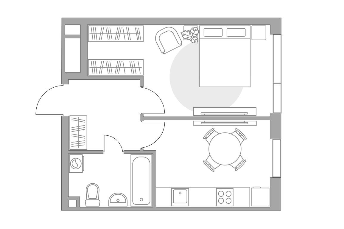 1-BD Apartment Sale, 36.14 sq. m. at MYPRIORITY Nizhegorodskaya, Ryazansky Avenue, 4Ас4, Moscow, Russia #1 1-BD Apartment Sale, 36.14 sq. m. at MYPRIORITY Nizhegorodskaya, Ryazansky Avenue, 4Ас4, Moscow, Russia #1