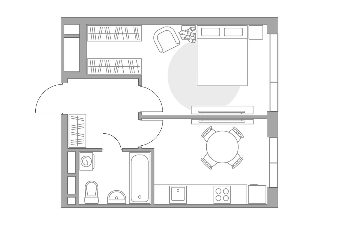 1-BD Apartment Sale, 35.71 sq. m. at MYPRIORITY Nizhegorodskaya, Ryazansky Avenue, 4Ас4, Moscow, Russia #1