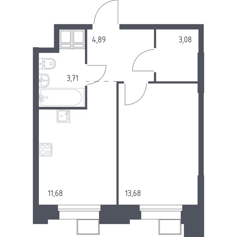Apartment Sale, 37.25 sq. m. at Troparevo Park, Kiyevskoye shosse, 21-y kilometr, 3с4, Mosrentgen Settlement, Moscow, Russia #1 Apartment Sale, 37.25 sq. m. at Troparevo Park, Kiyevskoye shosse, 21-y kilometr, 3с4, Mosrentgen Settlement, Moscow, Russia #1