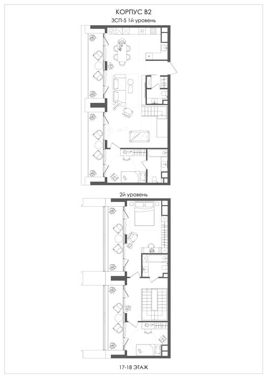 3-BD Apartment Sale, 121.5 sq. m. at Grain, Starokaluzhskoye Highway, 64с1, Moscow, Russia #1 3-BD Apartment Sale, 121.5 sq. m. at Grain, Starokaluzhskoye Highway, 64с1, Moscow, Russia #1