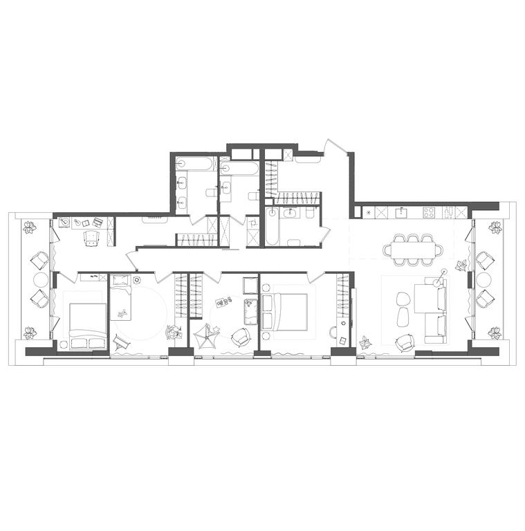 4-BD Apartment Sale, 152.8 sq. m. at Grain, Starokaluzhskoye Highway, 64с1, Moscow, Russia #1 4-BD Apartment Sale, 152.8 sq. m. at Grain, Starokaluzhskoye Highway, 64с1, Moscow, Russia #1