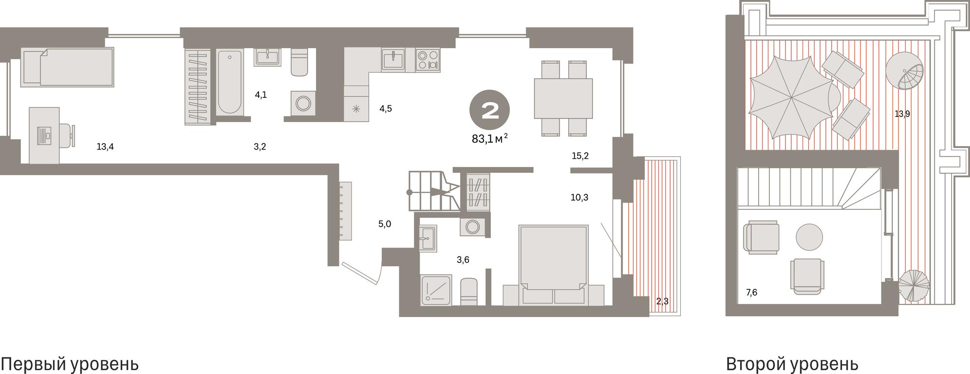 2-BD Apartment Sale, 83.1 sq. m. at Kvartal Metronom, Tagilskaya Street, Moscow, Russia #1 2-BD Apartment Sale, 83.1 sq. m. at Kvartal Metronom, Tagilskaya Street, Moscow, Russia #1