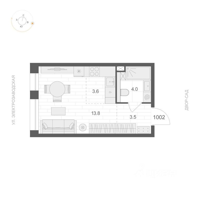 Apartment Sale, 24.9 sq. m. at ARTEL (Artel), Elektrozavodskaya Street, Moscow, Russia #1 Apartment Sale, 24.9 sq. m. at ARTEL (Artel), Elektrozavodskaya Street, Moscow, Russia #1