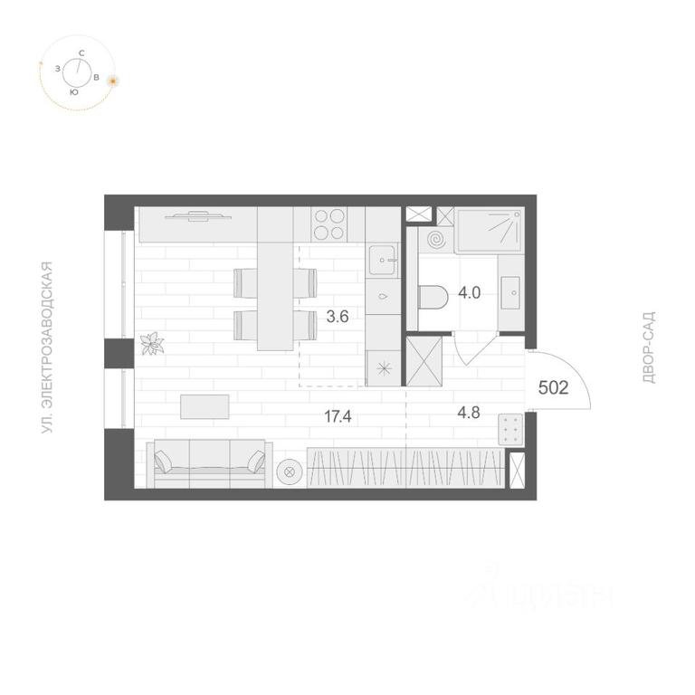 Apartment Sale, 29.8 sq. m. at ARTEL (Artel), Elektrozavodskaya Street, Moscow, Russia #1 Apartment Sale, 29.8 sq. m. at ARTEL (Artel), Elektrozavodskaya Street, Moscow, Russia #1