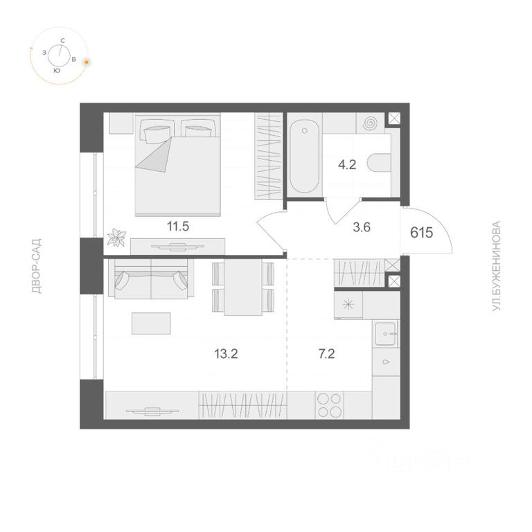 Apartment Sale, 39.7 sq. m. at ARTEL (Artel), Elektrozavodskaya Street, Moscow, Russia #1 Apartment Sale, 39.7 sq. m. at ARTEL (Artel), Elektrozavodskaya Street, Moscow, Russia #1