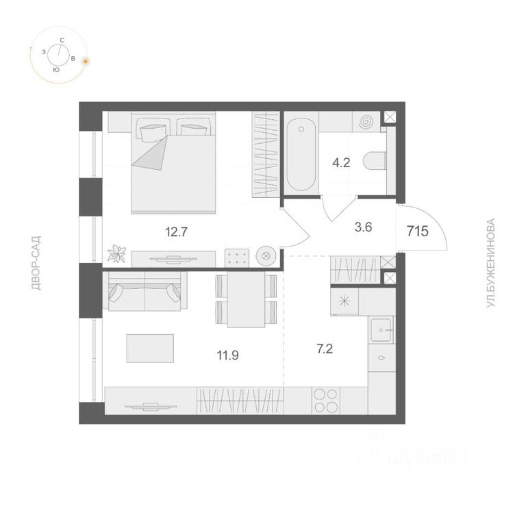 Apartment Sale, 39.6 sq. m. at ARTEL (Artel), Elektrozavodskaya Street, Moscow, Russia #1 Apartment Sale, 39.6 sq. m. at ARTEL (Artel), Elektrozavodskaya Street, Moscow, Russia #1