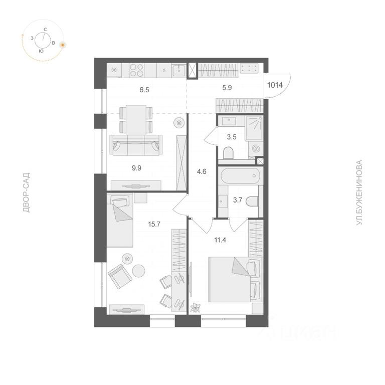 Продажа 1-комн. квартиры, 61,2 м² в ЖК «ARTEL (Артель)», Электрозаводская улица, Москва, Россия #1 Продажа 1-комн. квартиры, 61,2 м² в ЖК «ARTEL (Артель)», Электрозаводская улица, Москва, Россия #1