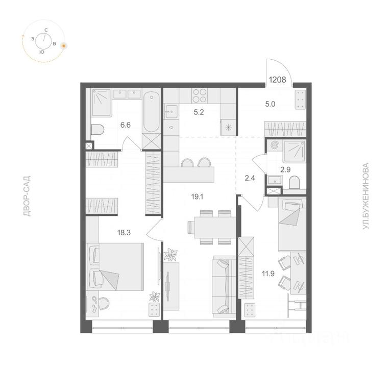 1-BD Apartment Sale, 71.4平方米 at ARTEL (Artel), Elektrozavodskaya Street, Moscow, Russia #1 1-BD Apartment Sale, 71.4平方米 at ARTEL (Artel), Elektrozavodskaya Street, Moscow, Russia #1
