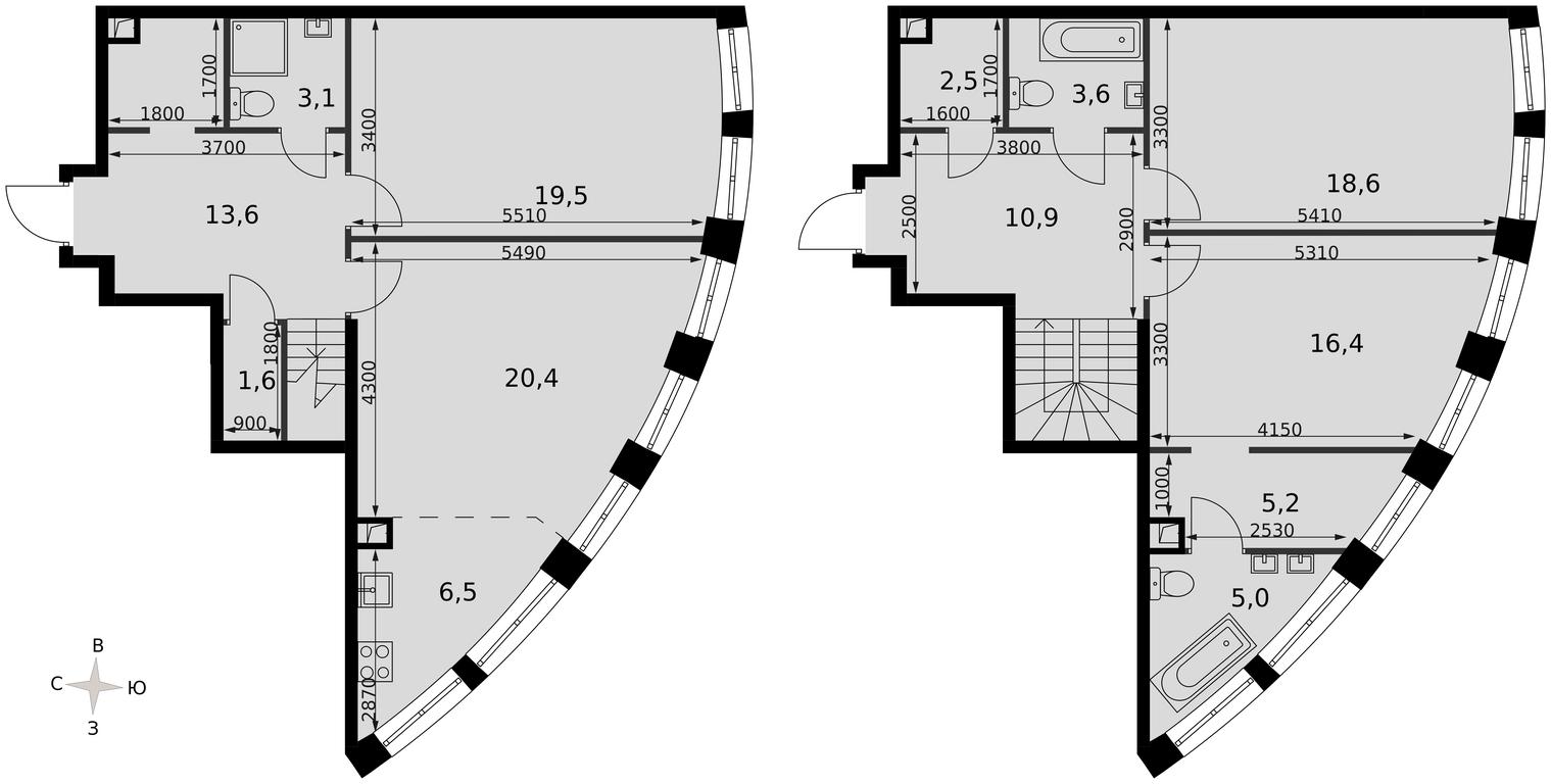 4-BD Apartment Sale, 126.9 sq. m. at Sydney City, Shenogina Street, 2, Moscow, Russia #2 4-BD Apartment Sale, 126.9 sq. m. at Sydney City, Shenogina Street, 2, Moscow, Russia #2