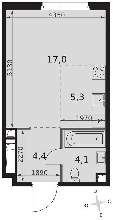 Apartment Sale, 30.8 sq. m. at Sydney City, Shenogina Street, 2, Moscow, Russia #2 Apartment Sale, 30.8 sq. m. at Sydney City, Shenogina Street, 2, Moscow, Russia #2