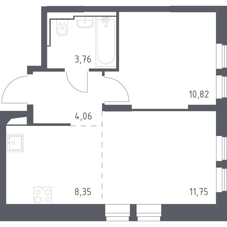 Apartment Sale, 38.74 sq. m. at Ostafevo, Ostafyevskoe Highway, 12к1, Ryazanovskoe Settlement, Moscow, Russia #1 Apartment Sale, 38.74 sq. m. at Ostafevo, Ostafyevskoe Highway, 12к1, Ryazanovskoe Settlement, Moscow, Russia #1