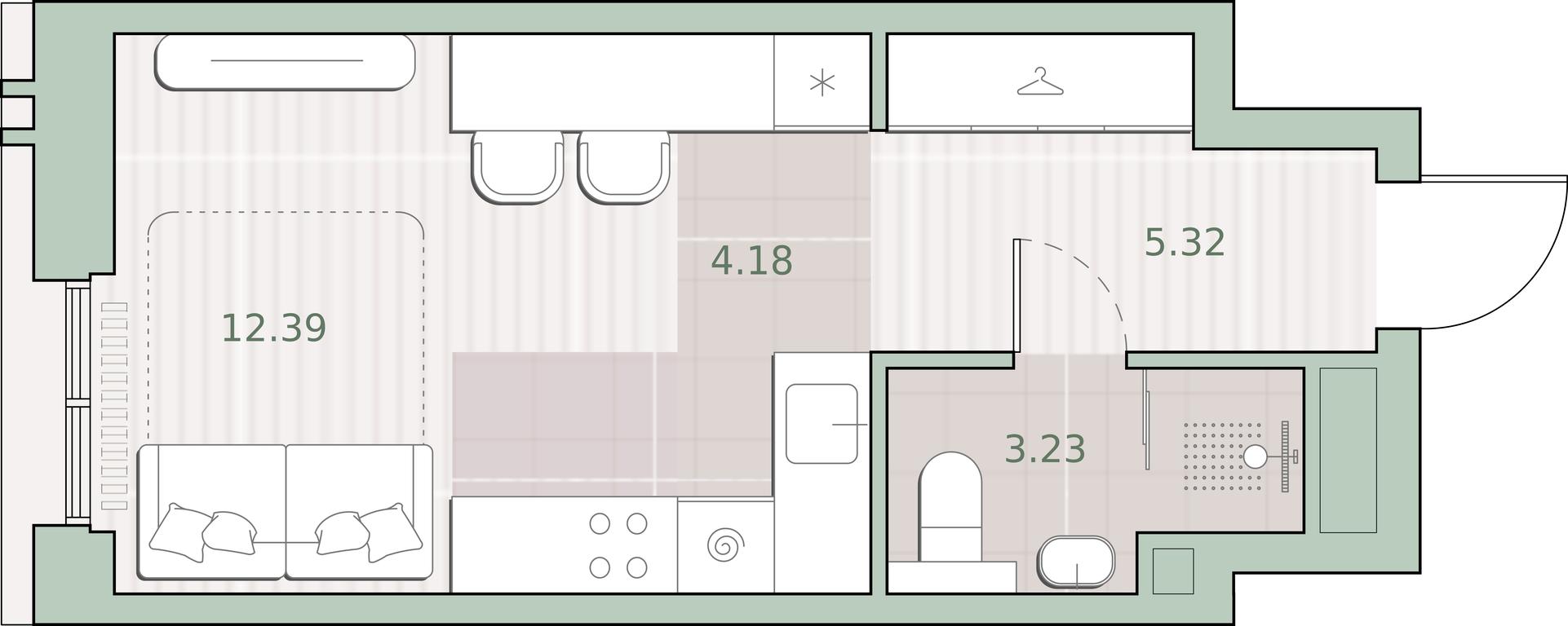 Apartment Sale, 25.12平方米 at Sreda na Kutuzovskom, Ivana Franko Street, Moscow, Russia #1 Apartment Sale, 25.12平方米 at Sreda na Kutuzovskom, Ivana Franko Street, Moscow, Russia #1