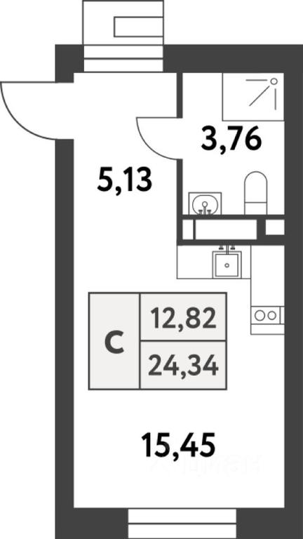 Apartment Sale, 24.3 sq. m. at Smart Garden (Smart Garden), 5-ya ulitsa Lesnyye Polyany, posyolok Gazoprovod, Kommunarka District, Novomoskovskiy Administrative Okrug, Moscow, Russia #1 Apartment Sale, 24.3 sq. m. at Smart Garden (Smart Garden), 5-ya ulitsa Lesnyye Polyany, posyolok Gazoprovod, Kommunarka District, Novomoskovskiy Administrative Okrug, Moscow, Russia #1