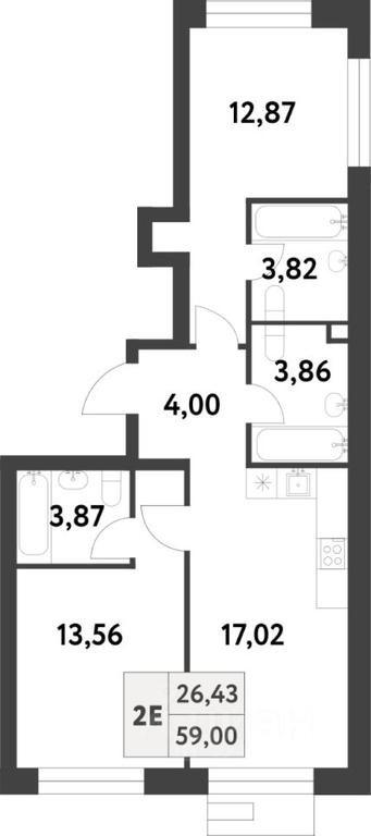 1-BD Apartment Sale, 59 sq. m. at Smart Garden (Smart Garden), 5-ya ulitsa Lesnyye Polyany, posyolok Gazoprovod, Kommunarka District, Novomoskovskiy Administrative Okrug, Moscow, Russia #1 1-BD Apartment Sale, 59 sq. m. at Smart Garden (Smart Garden), 5-ya ulitsa Lesnyye Polyany, posyolok Gazoprovod, Kommunarka District, Novomoskovskiy Administrative Okrug, Moscow, Russia #1