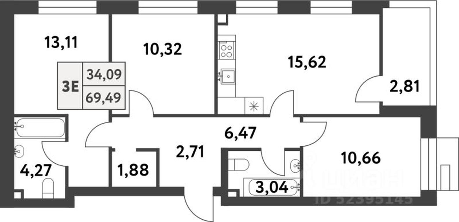 2-BD Apartment Sale, 69.4 sq. m. at Smart Garden (Smart Garden), 5-ya ulitsa Lesnyye Polyany, posyolok Gazoprovod, Kommunarka District, Novomoskovskiy Administrative Okrug, Moscow, Russia #1 2-BD Apartment Sale, 69.4 sq. m. at Smart Garden (Smart Garden), 5-ya ulitsa Lesnyye Polyany, posyolok Gazoprovod, Kommunarka District, Novomoskovskiy Administrative Okrug, Moscow, Russia #1