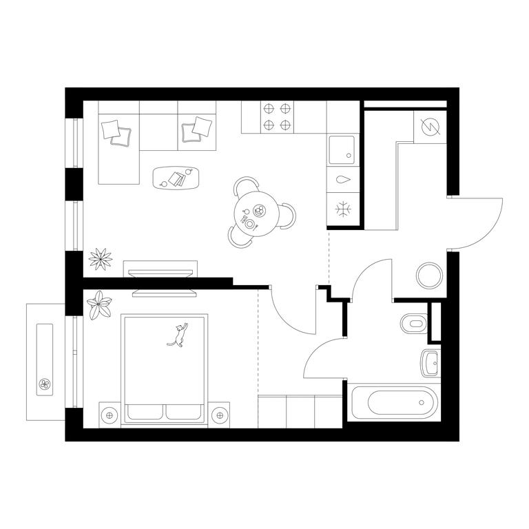 1-BD Apartment Sale, 37平方米 at Zelionyi Park, 687-y proyezd, 15с2, Zelenograd, Moscow, Russia #1 1-BD Apartment Sale, 37平方米 at Zelionyi Park, 687-y proyezd, 15с2, Zelenograd, Moscow, Russia #1
