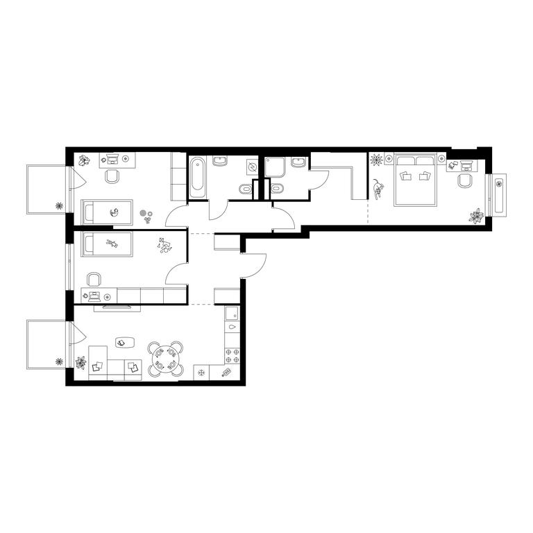 3-BD Apartment Sale, 81.4平方米 at Zelionyi Park, 687-y proyezd, 15с2, Zelenograd, Moscow, Russia #1 3-BD Apartment Sale, 81.4平方米 at Zelionyi Park, 687-y proyezd, 15с2, Zelenograd, Moscow, Russia #1