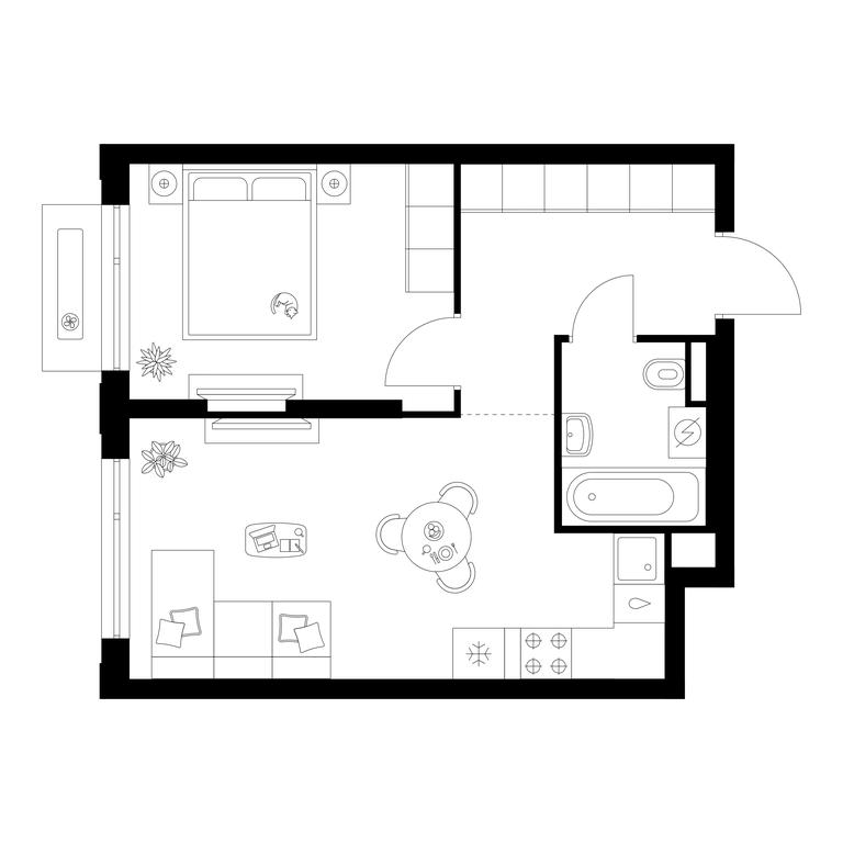 1-BD Apartment Sale, 38.9 sq. m. at Zelionyi Park, 687-y proyezd, 15с2, Zelenograd, Moscow, Russia #1 1-BD Apartment Sale, 38.9 sq. m. at Zelionyi Park, 687-y proyezd, 15с2, Zelenograd, Moscow, Russia #1