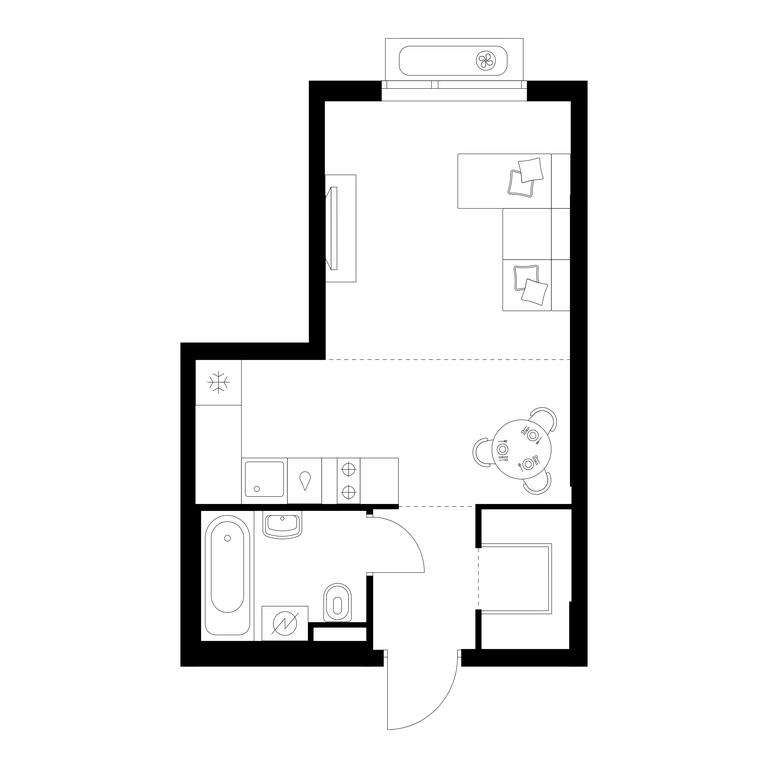 Apartment Sale, 28 sq. m. at Zelionyi Park, 687-y proyezd, 15с2, Zelenograd, Moscow, Russia #1 Apartment Sale, 28 sq. m. at Zelionyi Park, 687-y proyezd, 15с2, Zelenograd, Moscow, Russia #1