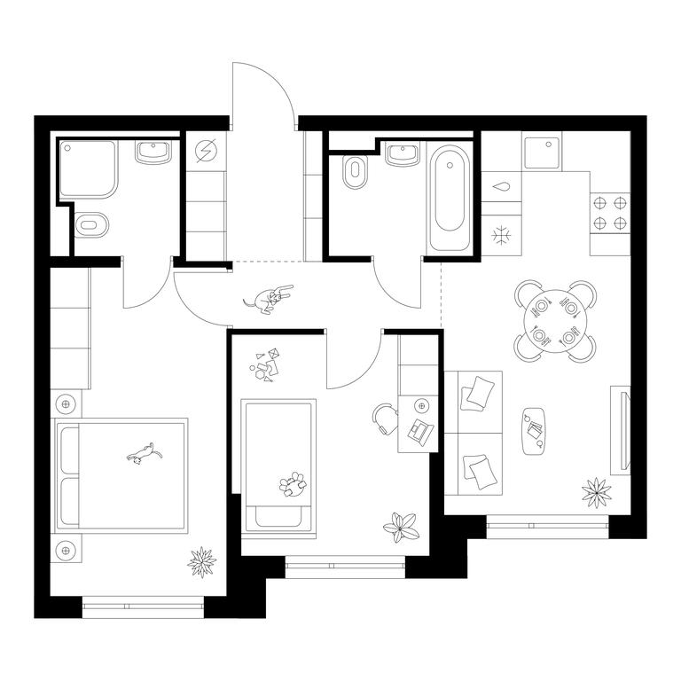 2-BD Apartment Sale, 50.9 sq. m. at Zelionyi Park, 687-y proyezd, 15с2, Zelenograd, Moscow, Russia #1 2-BD Apartment Sale, 50.9 sq. m. at Zelionyi Park, 687-y proyezd, 15с2, Zelenograd, Moscow, Russia #1
