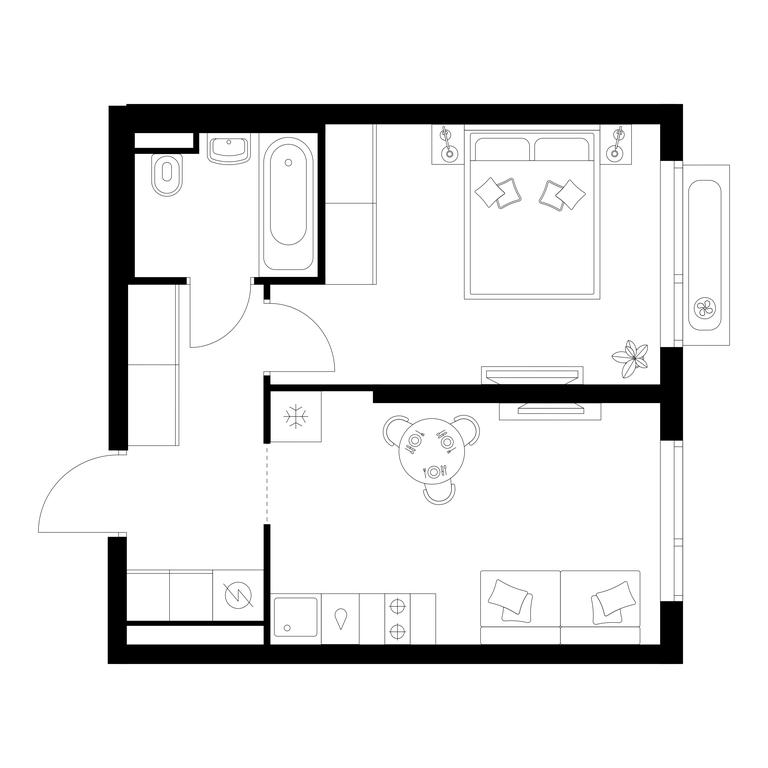 1-BD Apartment Sale, 36.1 sq. m. at Zelionyi Park, 687-y proyezd, 15с2, Zelenograd, Moscow, Russia #1 1-BD Apartment Sale, 36.1 sq. m. at Zelionyi Park, 687-y proyezd, 15с2, Zelenograd, Moscow, Russia #1