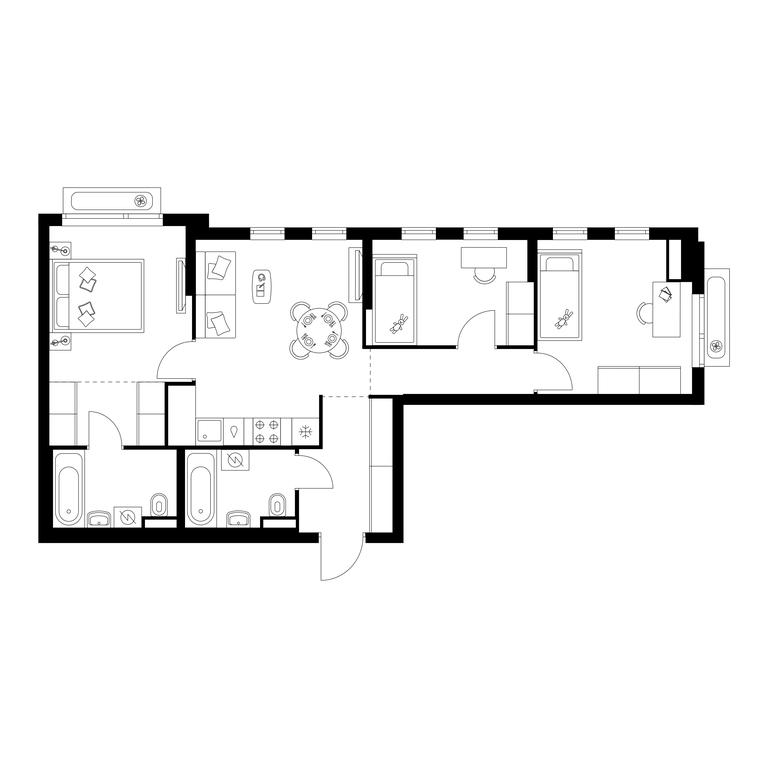 3-BD Apartment Sale, 66.2平方米 at Zelionyi Park, 687-y proyezd, 15с2, Zelenograd, Moscow, Russia #1 3-BD Apartment Sale, 66.2平方米 at Zelionyi Park, 687-y proyezd, 15с2, Zelenograd, Moscow, Russia #1