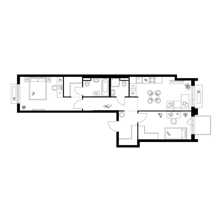 2-BD Apartment Sale, 65.7 sq. m. at Zelionyi Park, 687-y proyezd, 15с2, Zelenograd, Moscow, Russia #1 2-BD Apartment Sale, 65.7 sq. m. at Zelionyi Park, 687-y proyezd, 15с2, Zelenograd, Moscow, Russia #1