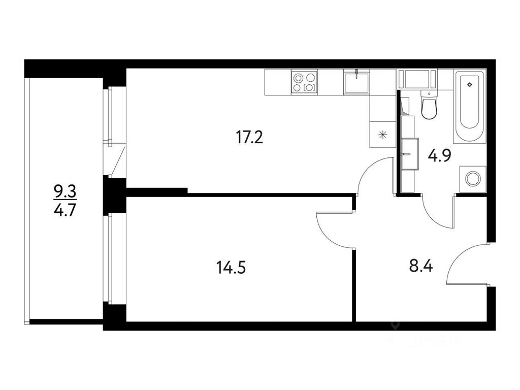 Apartment Sale, 49.6 sq. m. at Solnechny Park, zhiloy kompleks Solnechny park, Schyolkovo, Moscow Region, Russia #1 Apartment Sale, 49.6 sq. m. at Solnechny Park, zhiloy kompleks Solnechny park, Schyolkovo, Moscow Region, Russia #1
