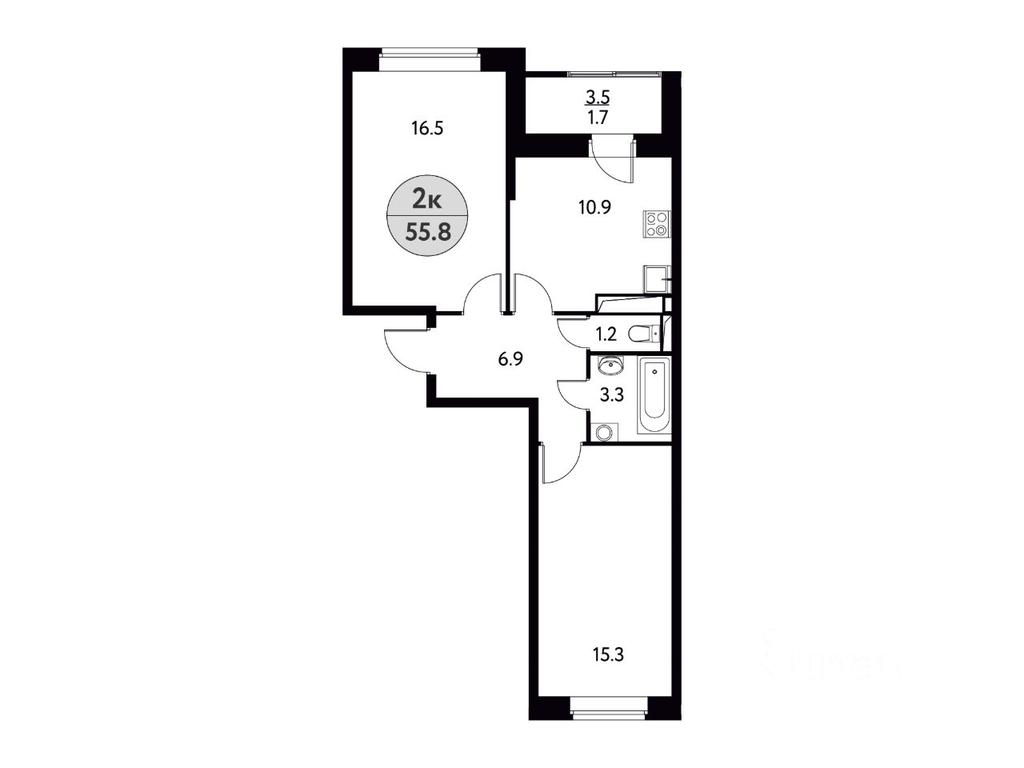 1-BD Apartment Sale, 55.8 sq. m. at Solnechnaya dolina, Fryanovskoye shosse, 64к1, Schyolkovo, Moscow Region, Russia #1 1-BD Apartment Sale, 55.8 sq. m. at Solnechnaya dolina, Fryanovskoye shosse, 64к1, Schyolkovo, Moscow Region, Russia #1
