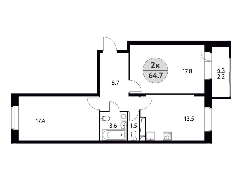 1-BD Apartment Sale, 64.7 sq. m. at Solnechnaya dolina, Fryanovskoye shosse, 64к1, Schyolkovo, Moscow Region, Russia #1 1-BD Apartment Sale, 64.7 sq. m. at Solnechnaya dolina, Fryanovskoye shosse, 64к1, Schyolkovo, Moscow Region, Russia #1