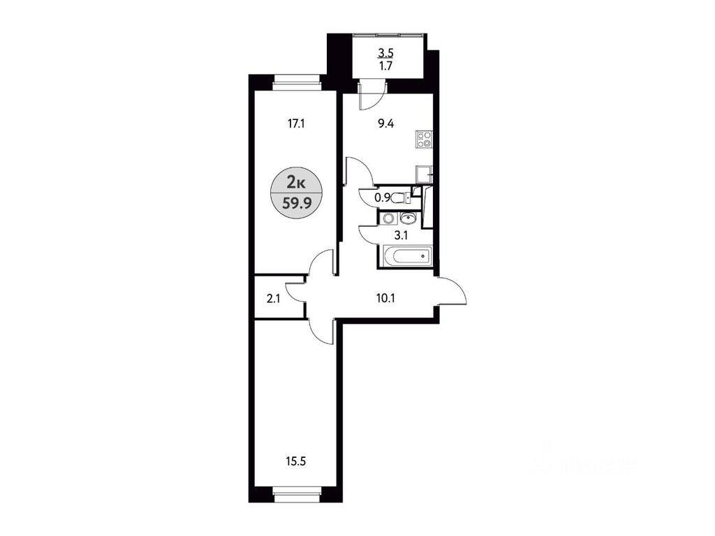 1-BD Apartment Sale, 59.9 sq. m. at Solnechnaya dolina, Fryanovskoye shosse, 64к1, Schyolkovo, Moscow Region, Russia #1 1-BD Apartment Sale, 59.9 sq. m. at Solnechnaya dolina, Fryanovskoye shosse, 64к1, Schyolkovo, Moscow Region, Russia #1