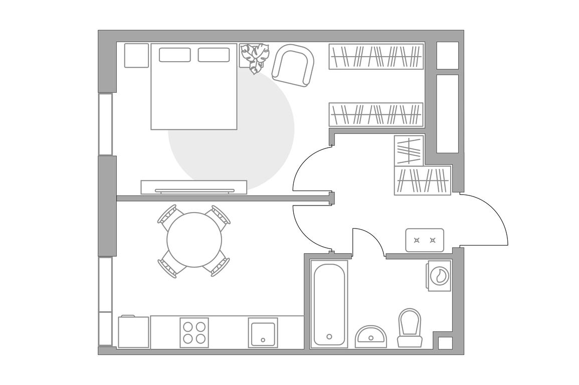 1-BD Apartment Sale, 35.28平方米 at MYPRIORITY Nizhegorodskaya, Ryazansky Avenue, 4Ас4, Moscow, Russia #1 1-BD Apartment Sale, 35.28平方米 at MYPRIORITY Nizhegorodskaya, Ryazansky Avenue, 4Ас4, Moscow, Russia #1