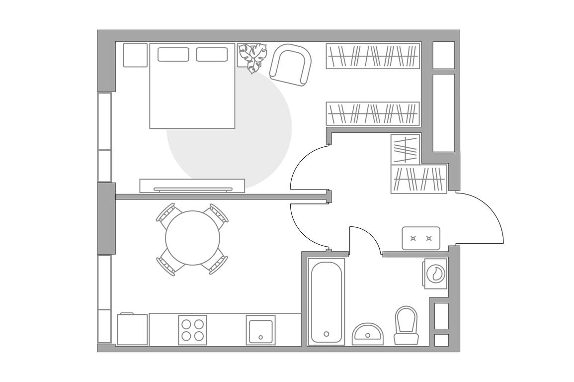 1-BD Apartment Sale, 35.13平方米 at MYPRIORITY Nizhegorodskaya, Ryazansky Avenue, 4Ас4, Moscow, Russia #1 1-BD Apartment Sale, 35.13平方米 at MYPRIORITY Nizhegorodskaya, Ryazansky Avenue, 4Ас4, Moscow, Russia #1