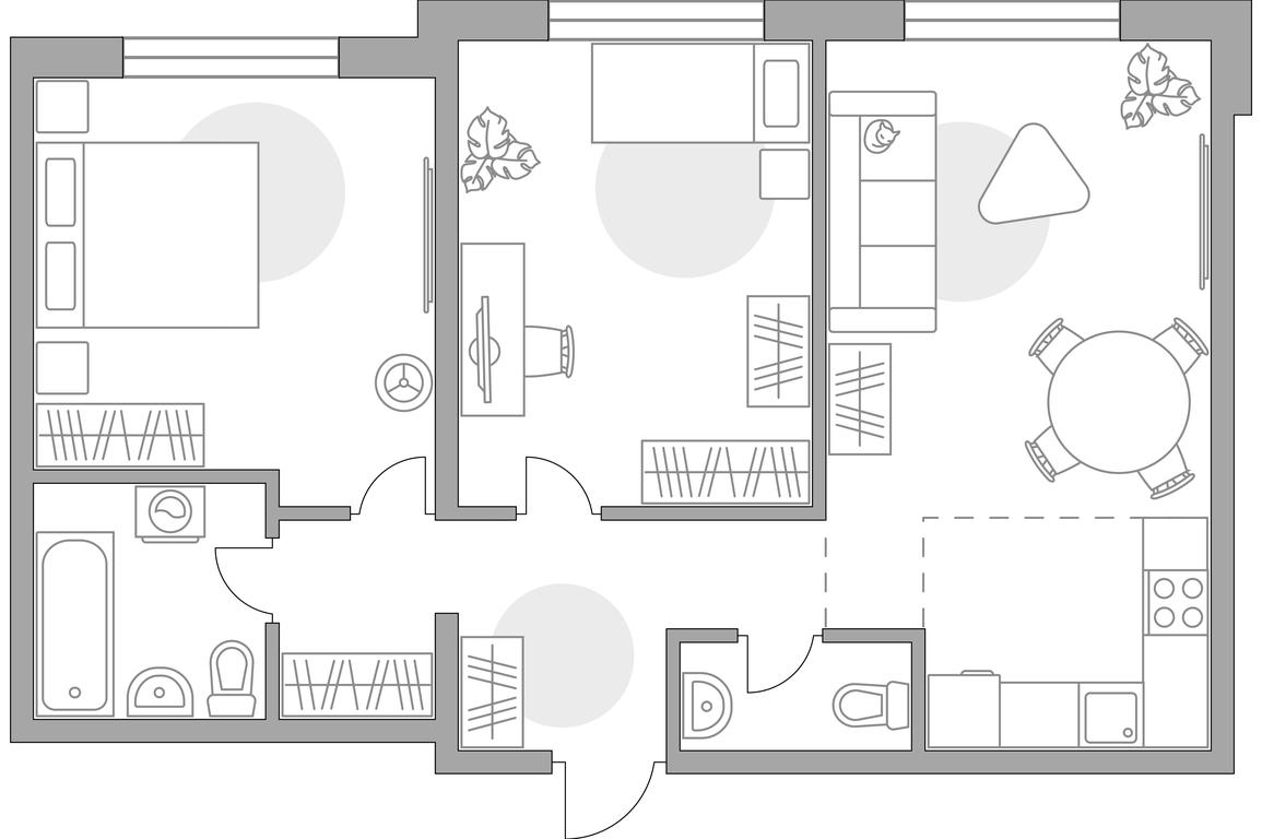 3-BD Apartment Sale, 50.75 sq. m. at Anikeevskiy, ulitsa Sergeya Zhadobkina, 1, selo Nikolo-Uryupino, Krasnogorsk City District, Moscow Region, Russia #1 3-BD Apartment Sale, 50.75 sq. m. at Anikeevskiy, ulitsa Sergeya Zhadobkina, 1, selo Nikolo-Uryupino, Krasnogorsk City District, Moscow Region, Russia #1